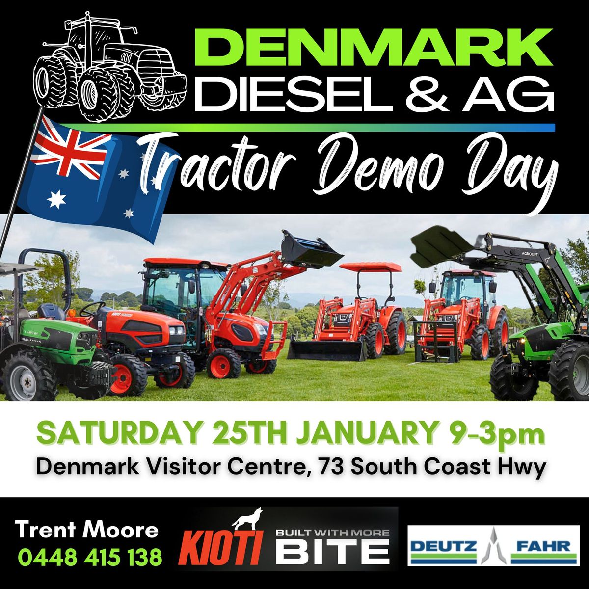 TRACTOR DEMO DAY - Australia Day Weekend!