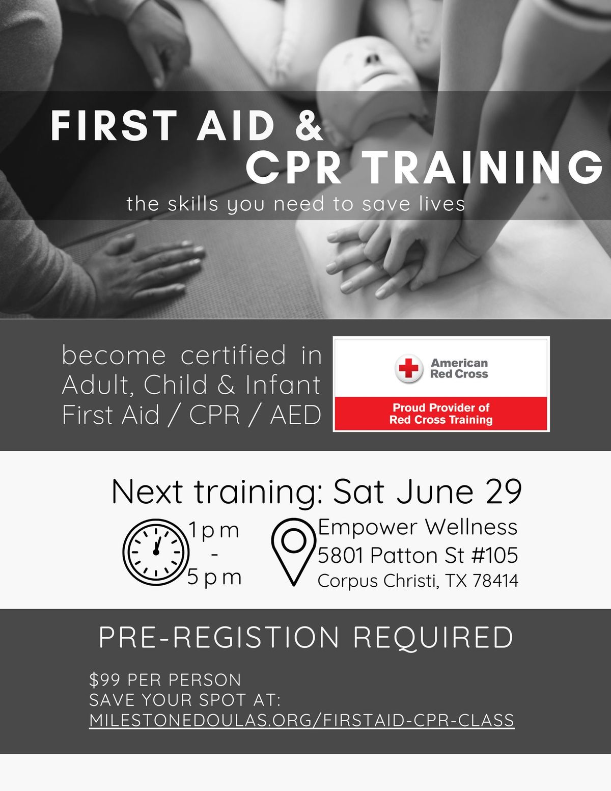 First Aid, CPR and AED (Adult and Pediatric) Certification Course