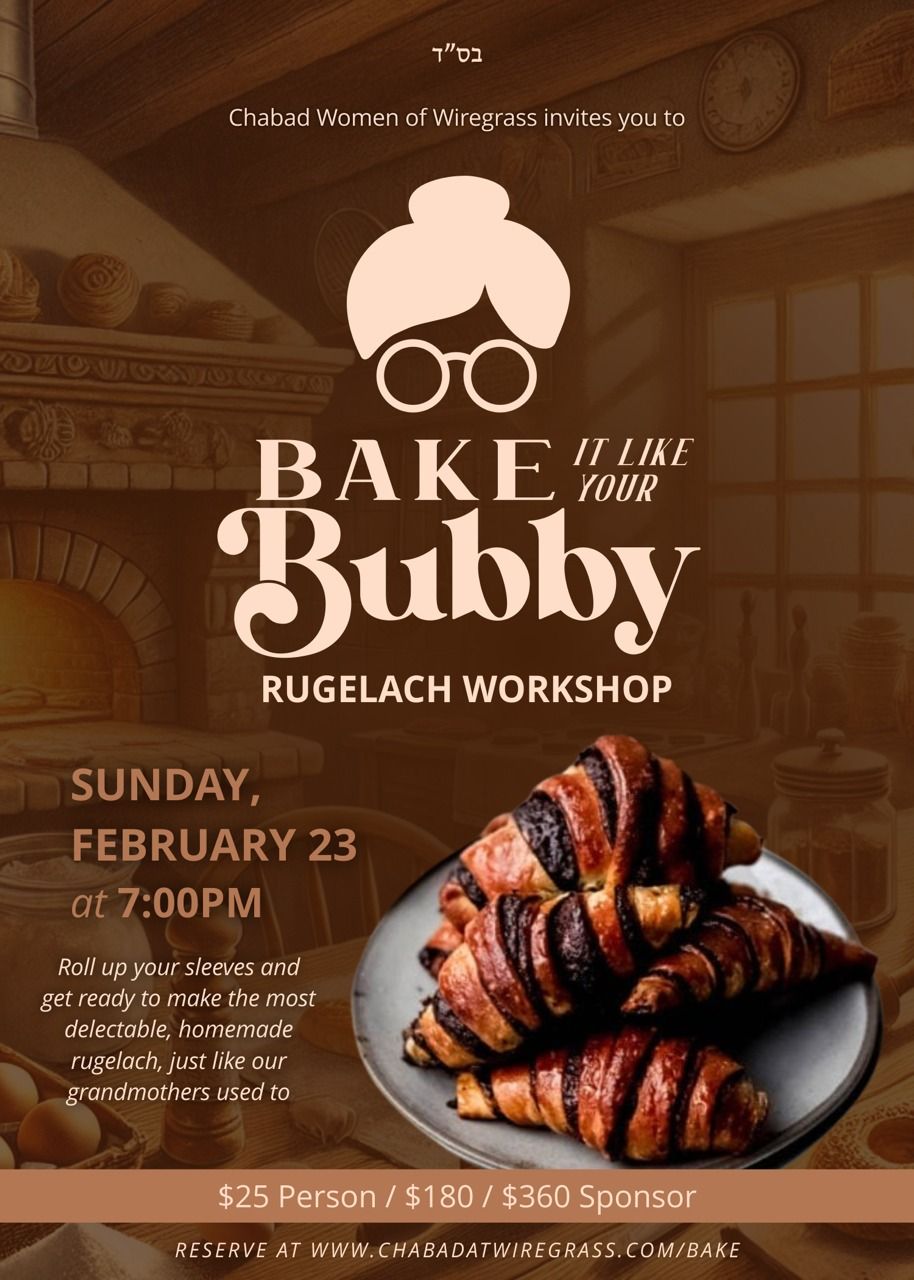 Bake it like your Bubby Rugalach Workshop