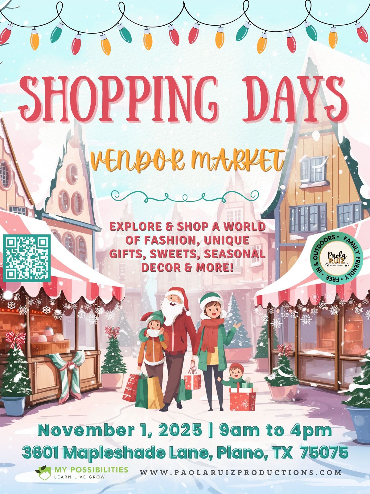 Shopping Days Vendor Market - Christmas Edition