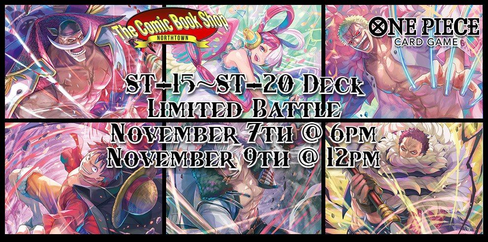 One Piece St-15~ST-20 Deck Limited Battle Saturday