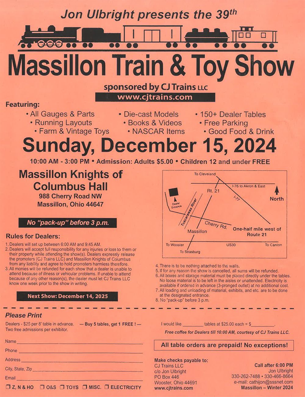 Massillon Train & Toy Show: Continuous Christmas show since 1984!