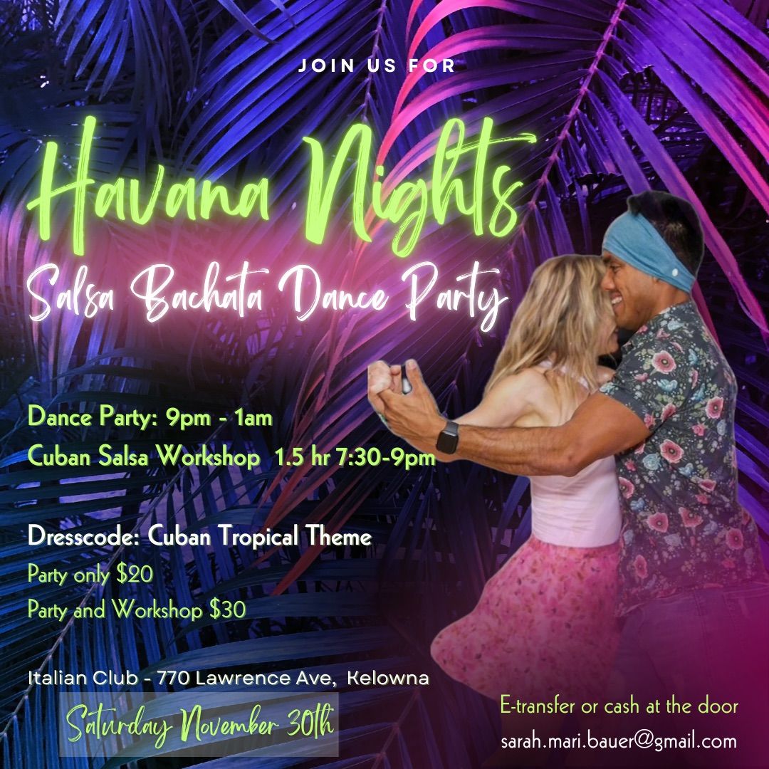 Havana Nights Salsa & Bachata Social