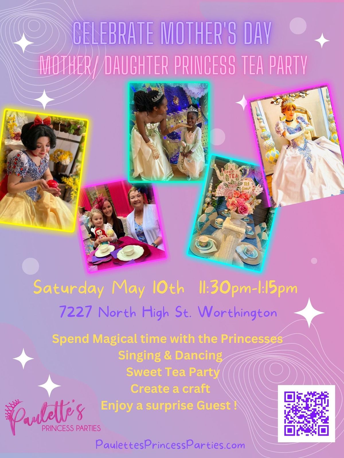 Mother\/Daughter Princess Tea Party   CELEBRATE MOTHERS DAY