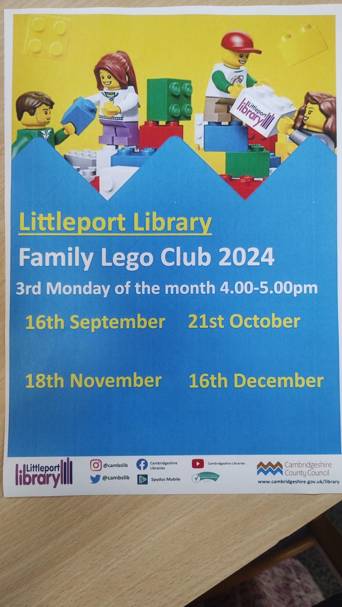 Littleport Library Lego Club 