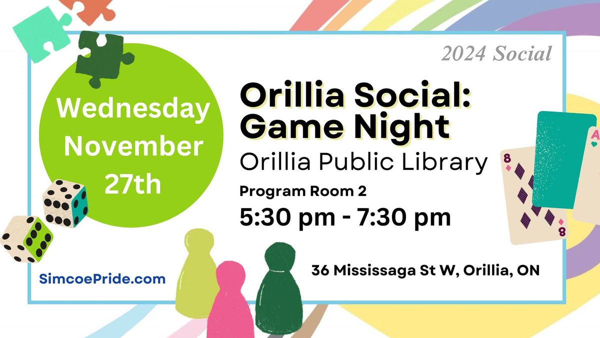 Orillia Social: Game Night