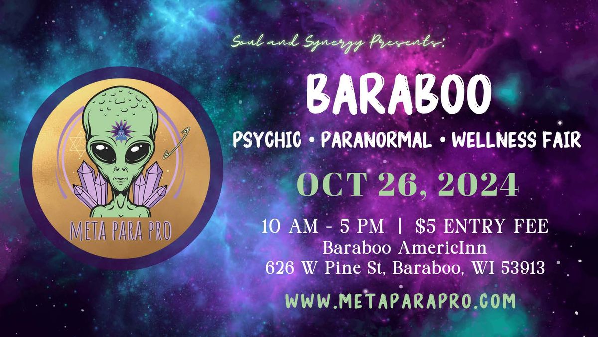 Baraboo Psychic Paranormal Wellness Fair