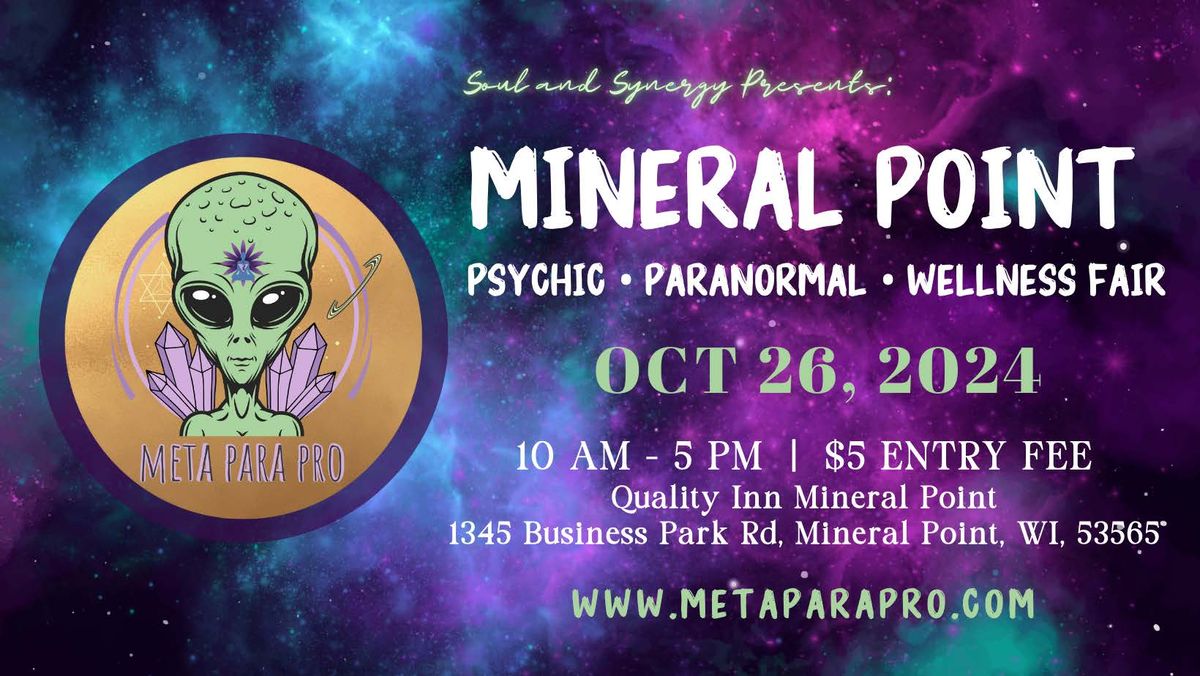 Mineral Point Psychic Paranormal Wellness Fair