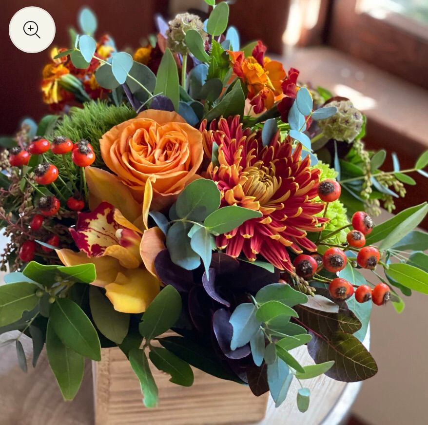 Fresh Floral Thanksgiving Centerpiece Workshop 