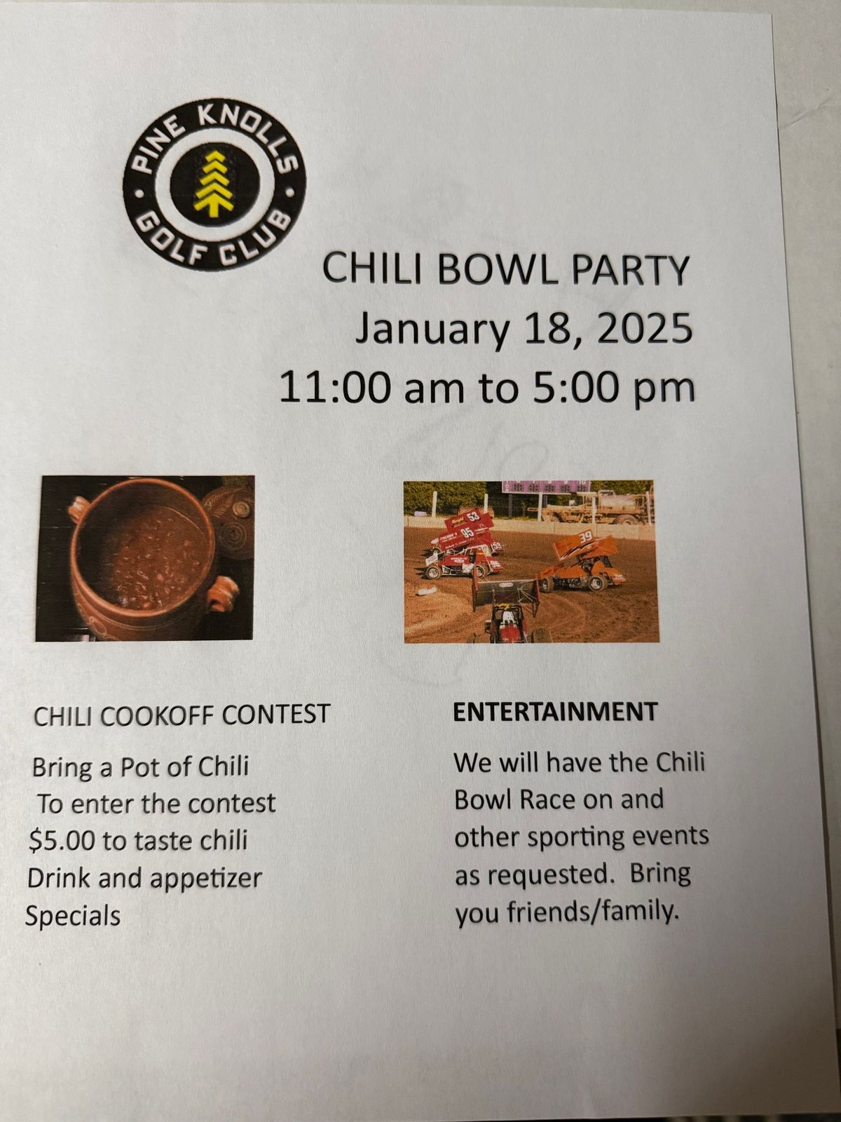 Chili Bowl Party