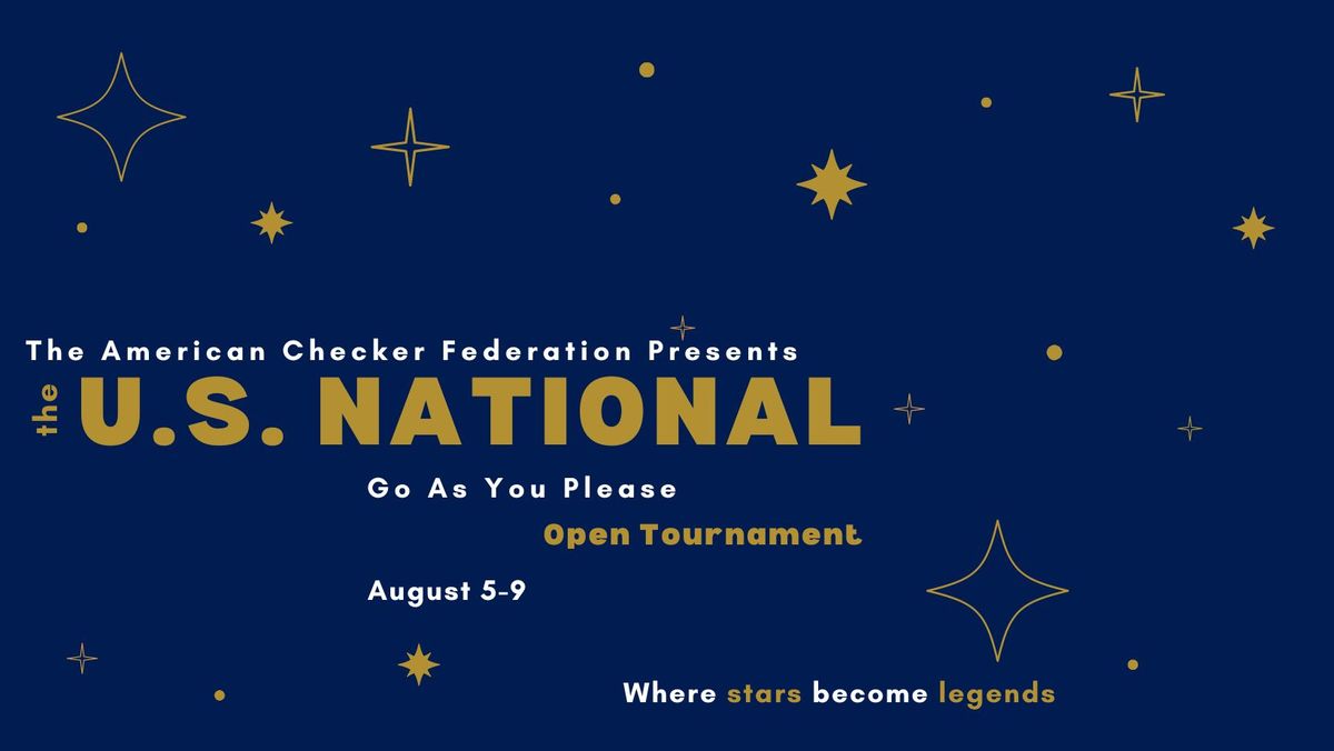 2024 U.S. National Open Checker Tournament