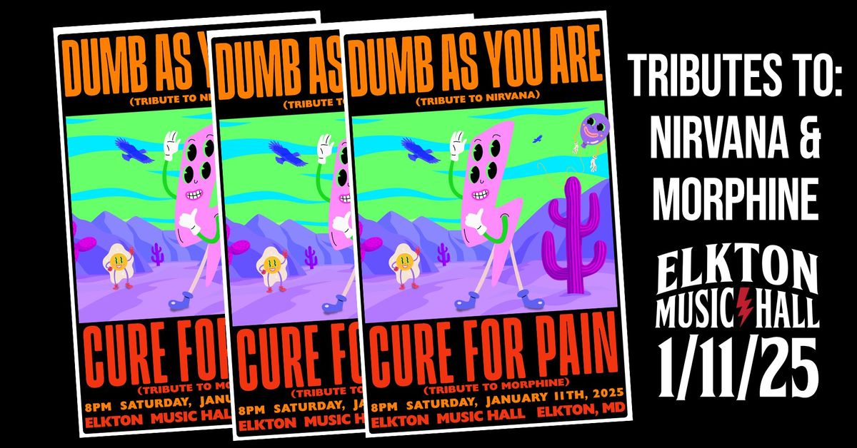 Tributes to Nirvana & Morph*ne: Dumb As You Are & Cure For Pain