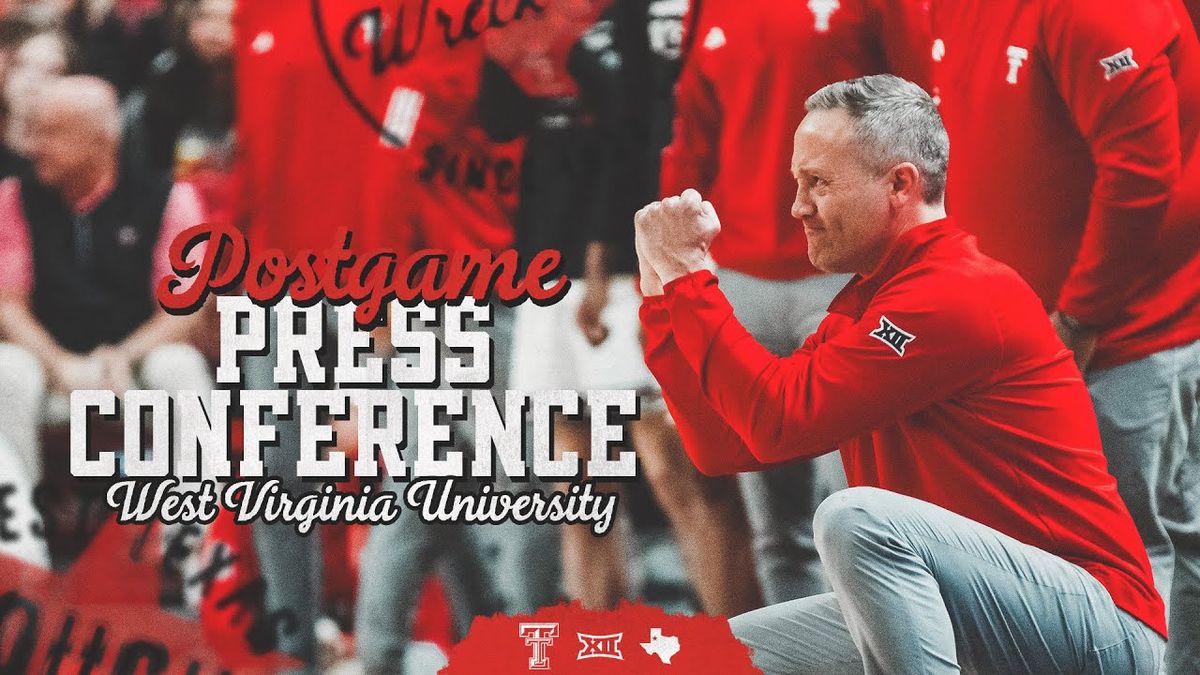 Texas Tech Red Raiders at West Virginia Mountaineers Mens Basketball
