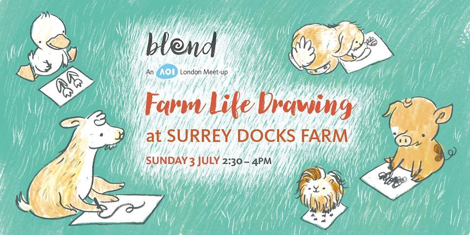 Farm Life Drawing - Blend: London illustrator meet-up