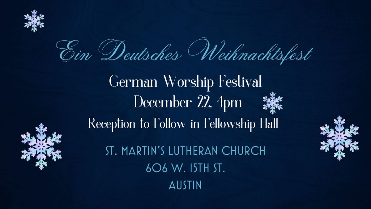 Weihnachtsfest German Worship Festival