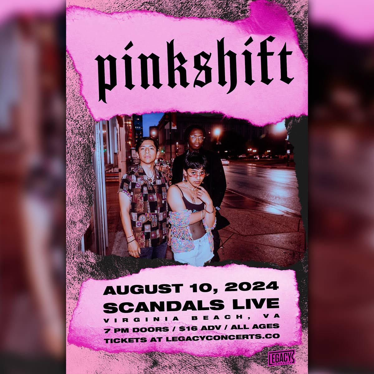 Pinkshift at Scandals Live