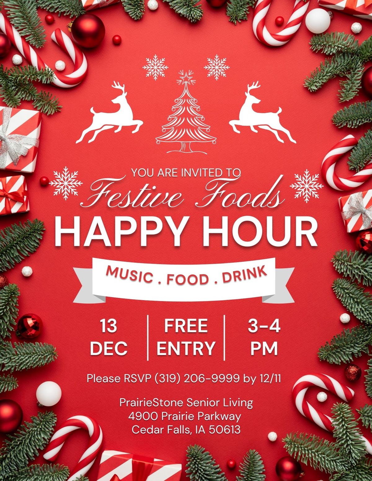 Festive Foods Happy Hour