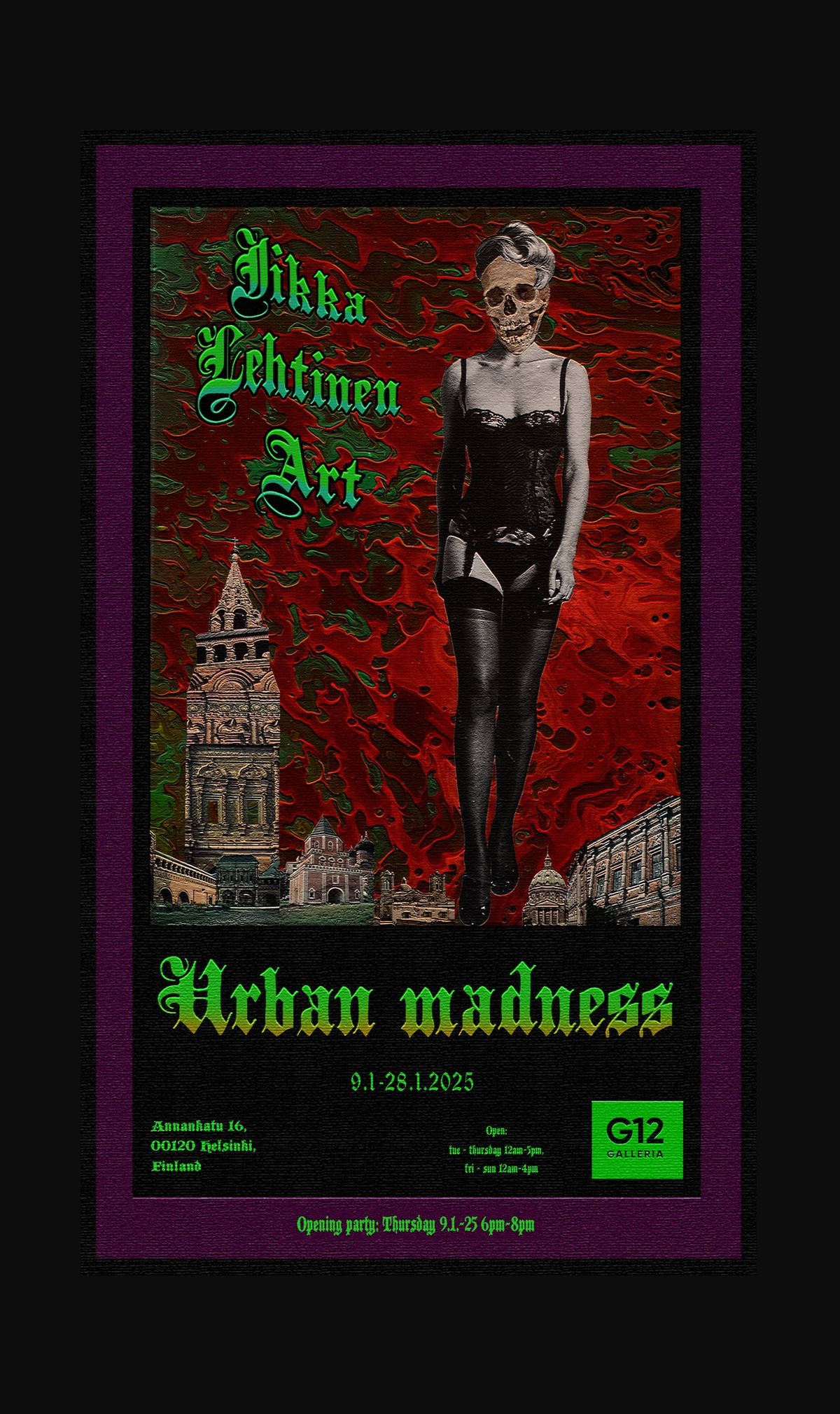 Urban Madness - n\u00e4yttelyn avajaiset