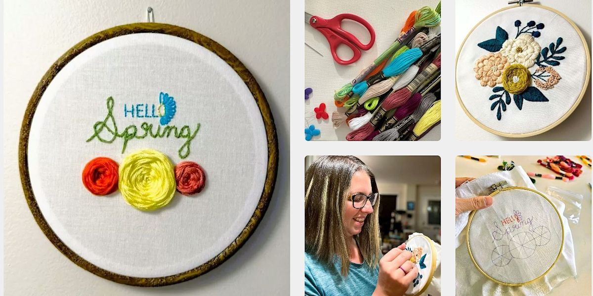 Stitch by Stitch: Bloom in Embroidery