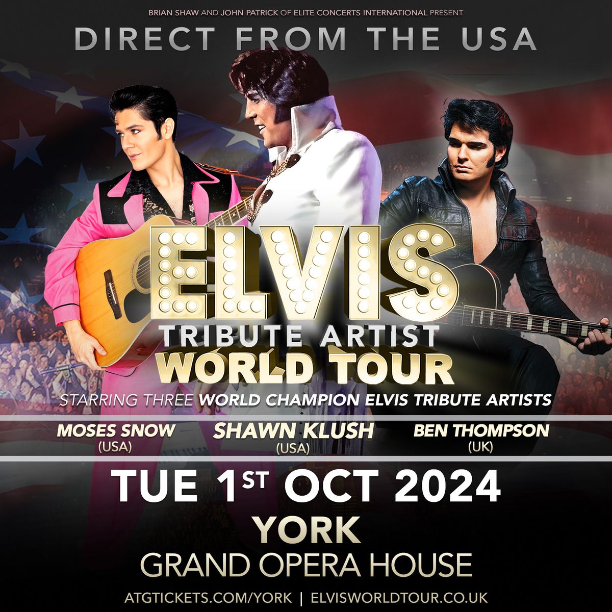 Elvis Tribute Artist World Tour - Grand Opera House York 