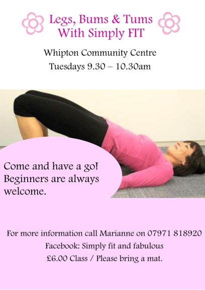 Legs Bums Tums fitness at Whipton Community Centre