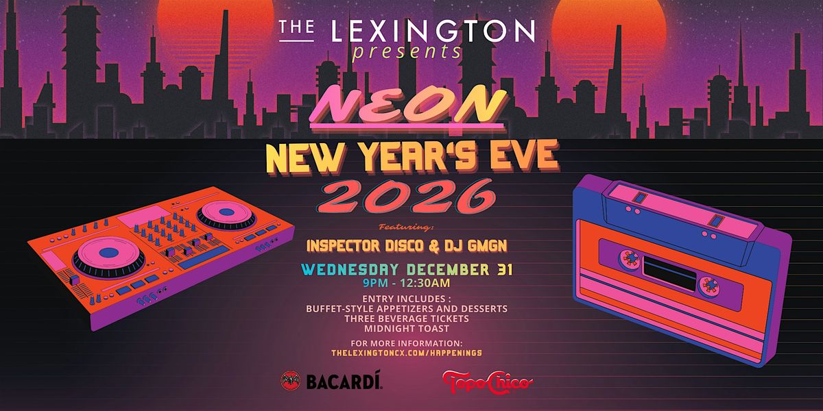 New Year's Eve 2026 at The Lexington!