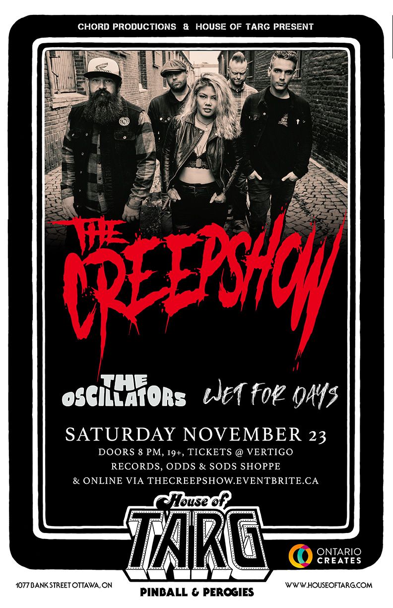 The Creepshow, The Oscillators, Chick 182