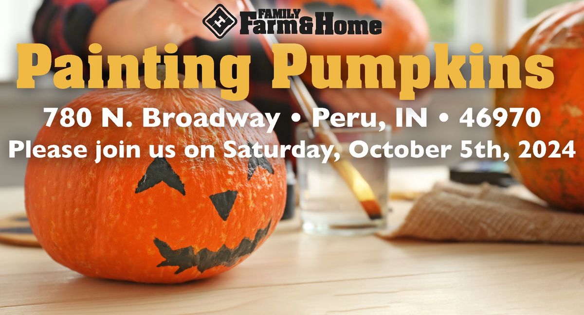 Pumpkin Painting & More!