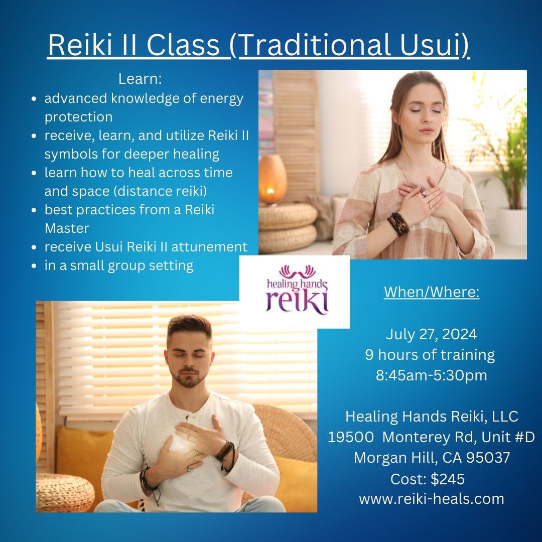 Learn Reiki II - Traditional Usui (in-person)