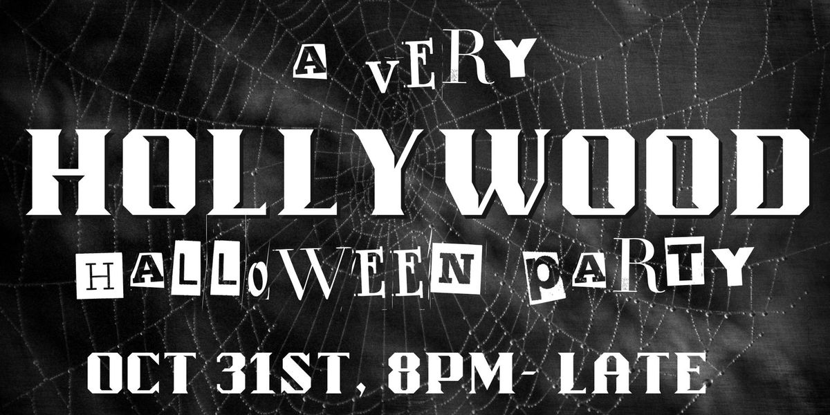 a very HOLLYWOOD halloween party