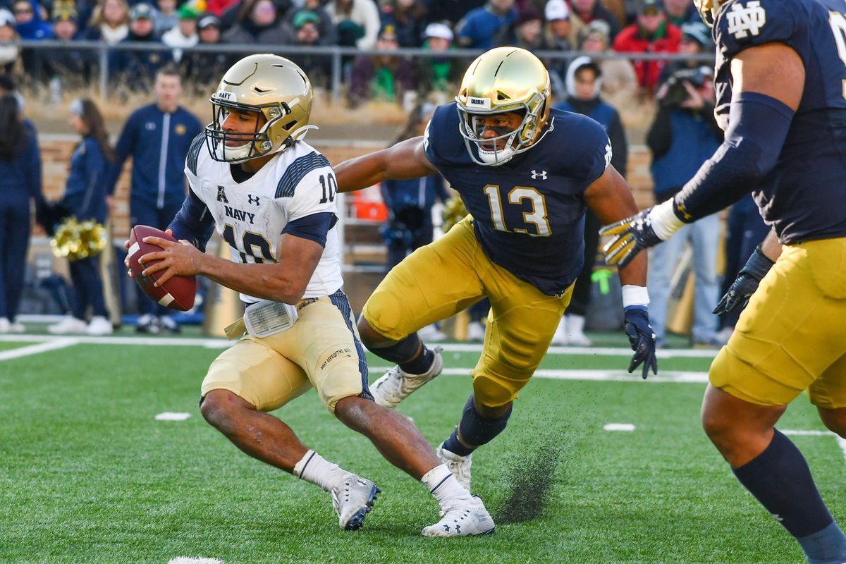 Notre Dame Fighting Irish at Navy Midshipmen Football