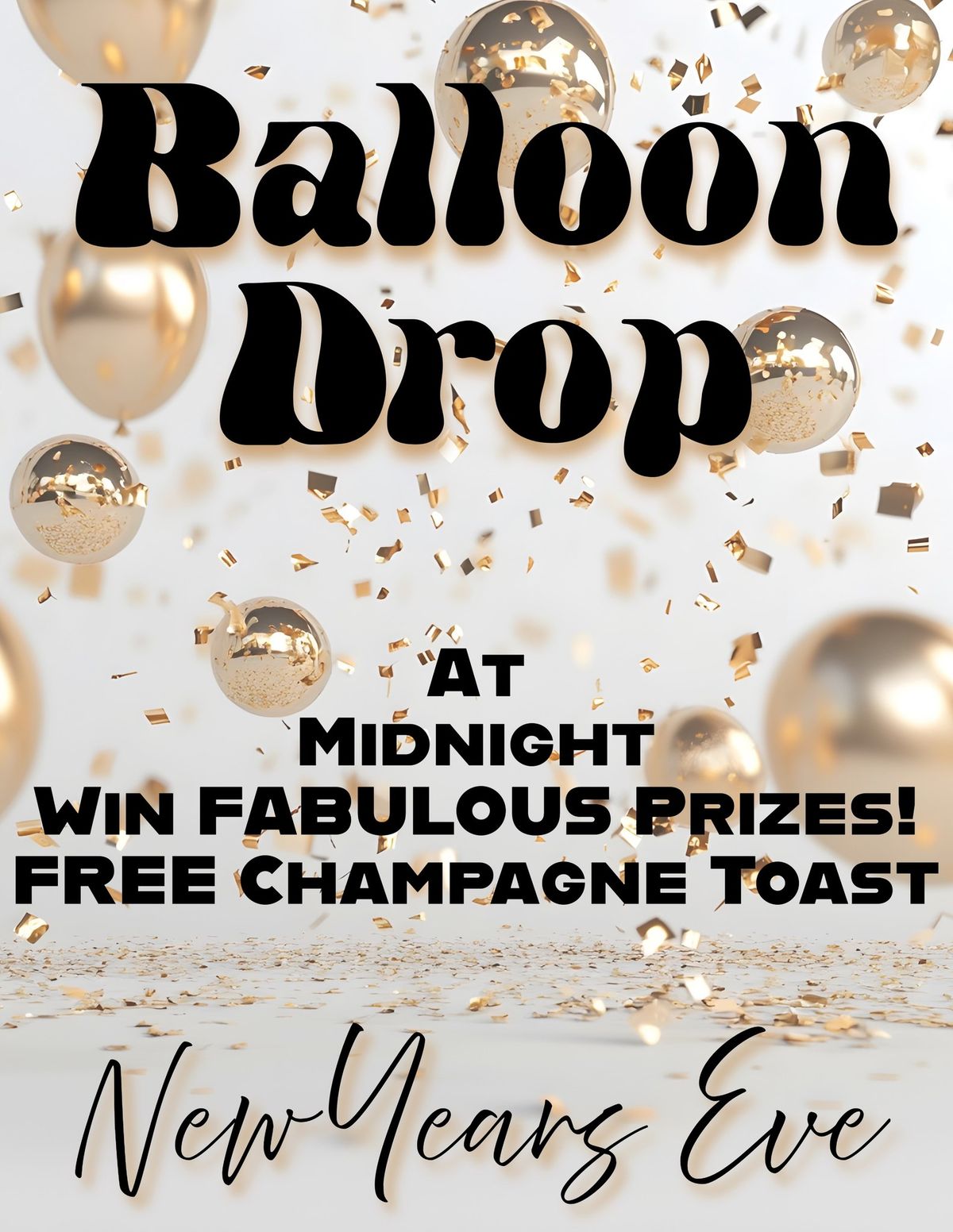 BALLOON DROP- A New Years Eve Celebration!