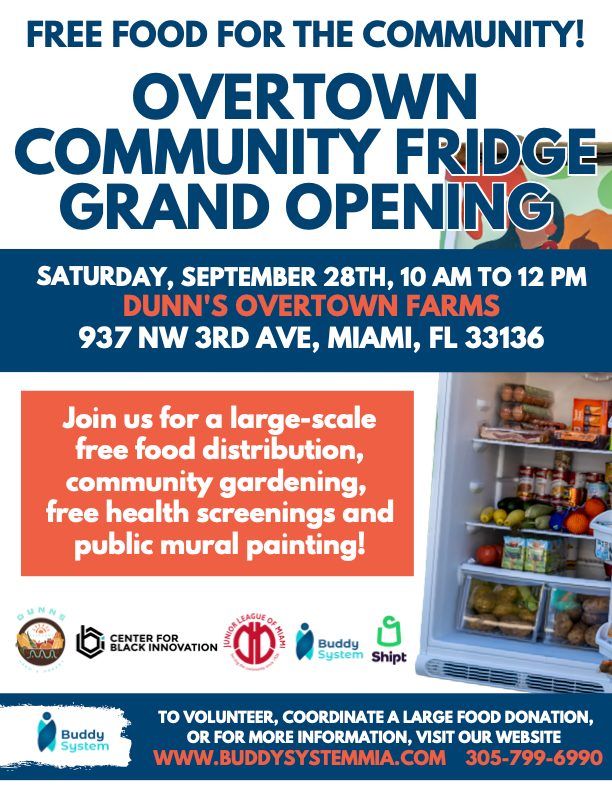 Overtown Community Fridge Re-Opening