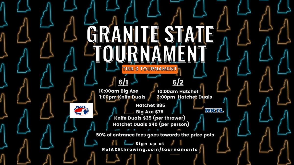 Granite State axe and knife throwing tournament