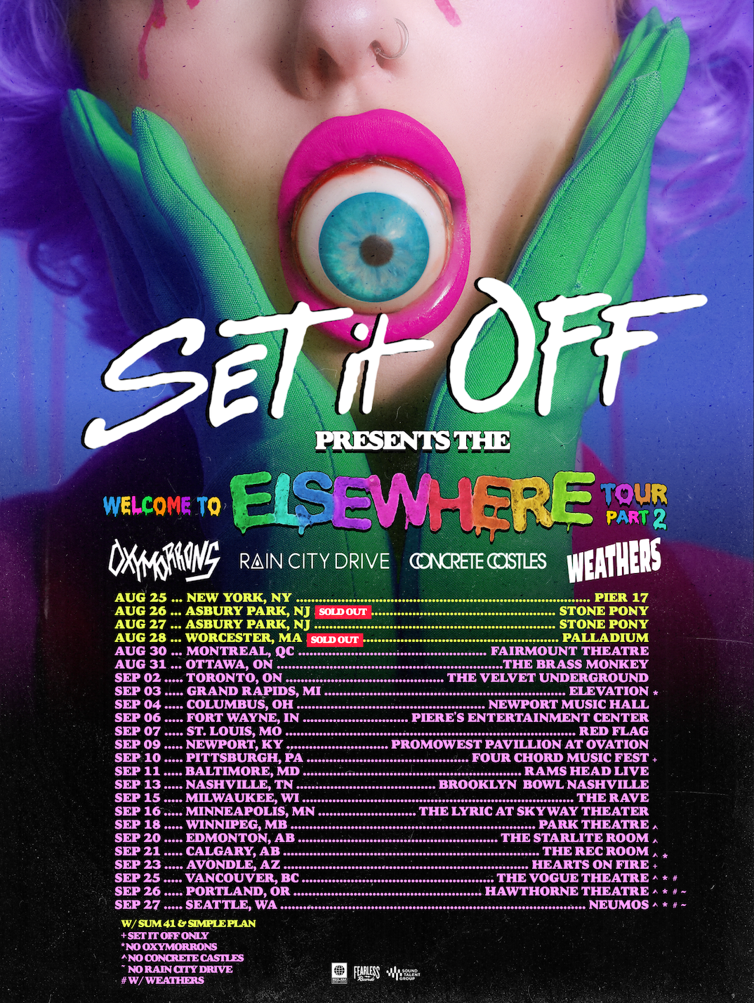 Set It Off - Band at Marathon Music Works
