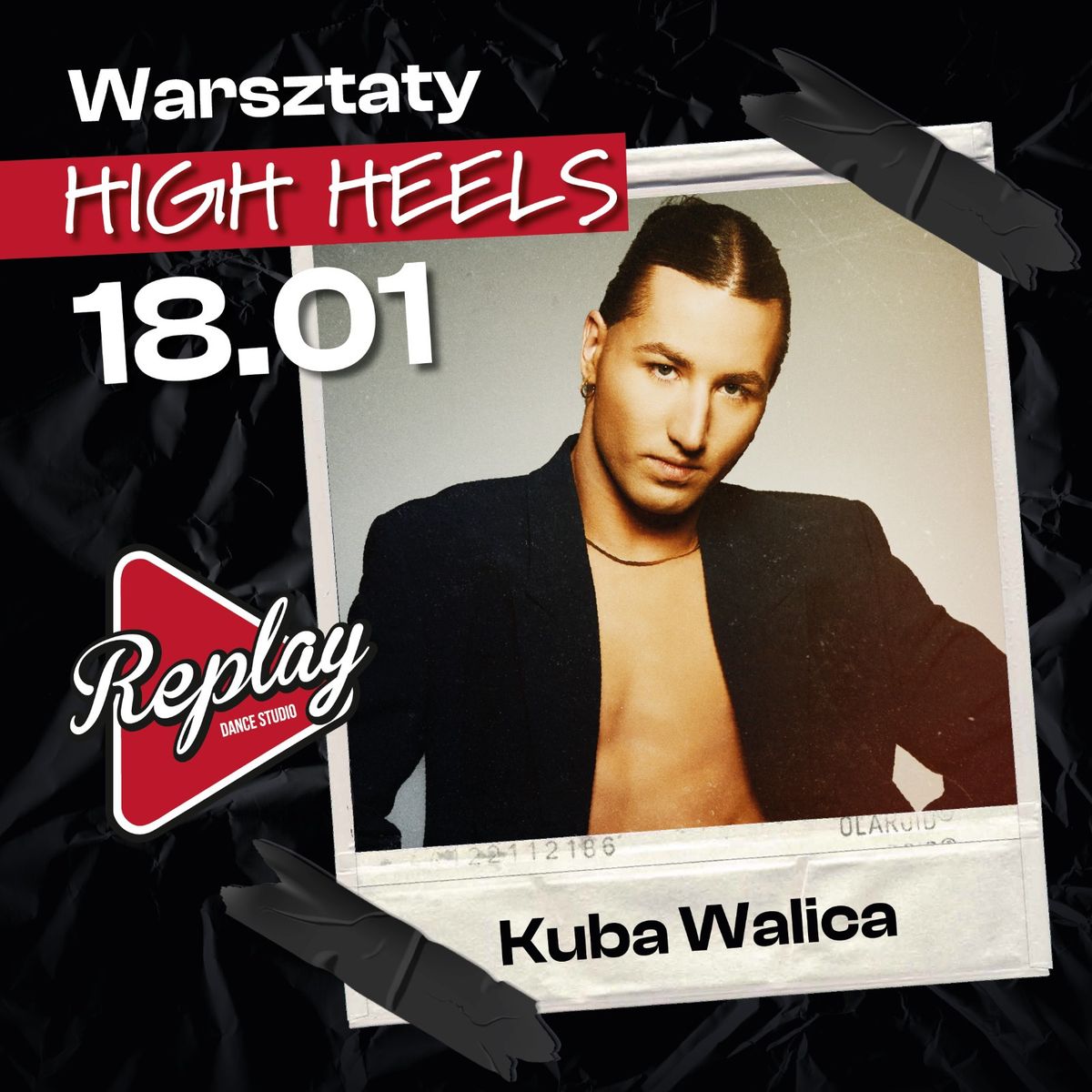 WARSZTATY HIGH-HEELS Z KUB\u0104 WALIC\u0104 W REPLAY DANCE STUDIO!