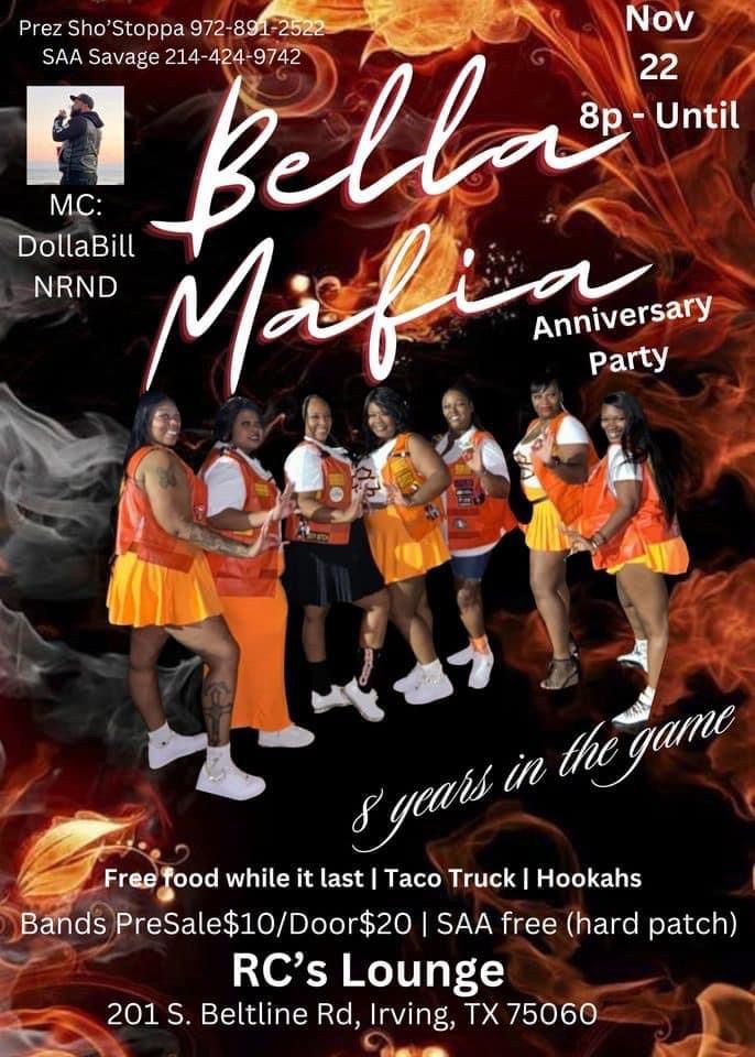 Bella Mafia 8 Year Anniversary 