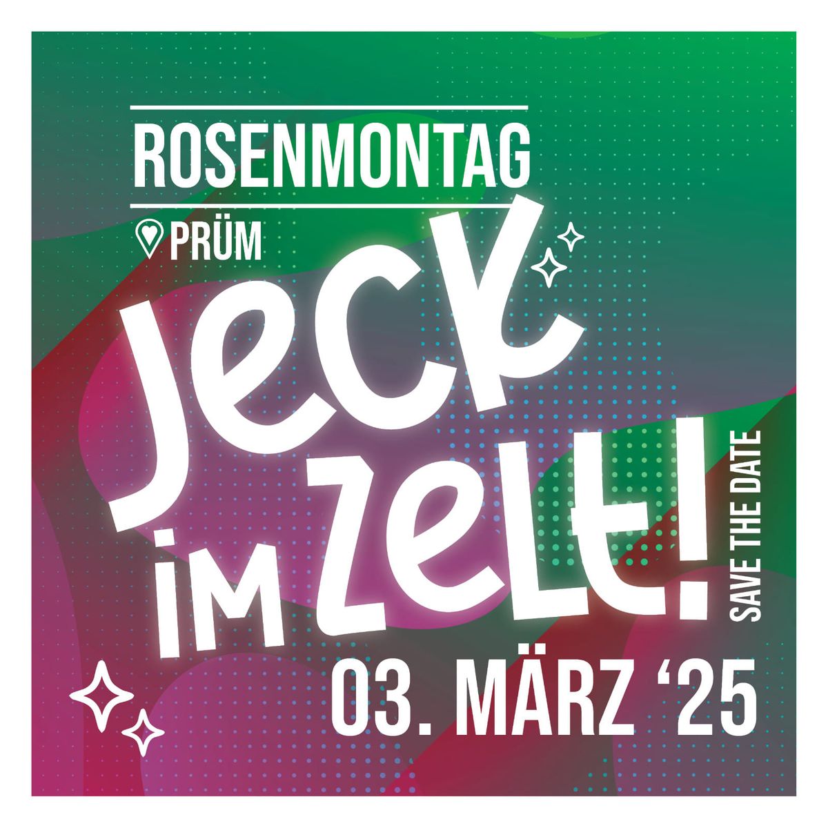 Jeck im Zelt an Rosenmontag 