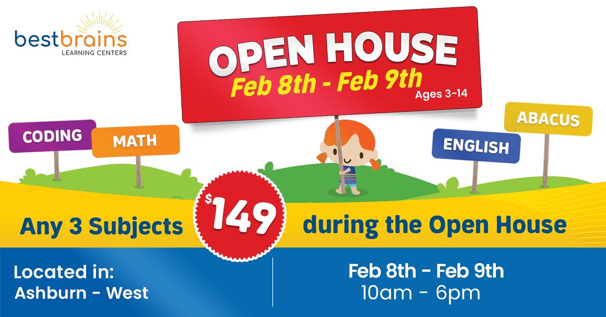 Open House - Best Brains Learning Center - Ashburn West