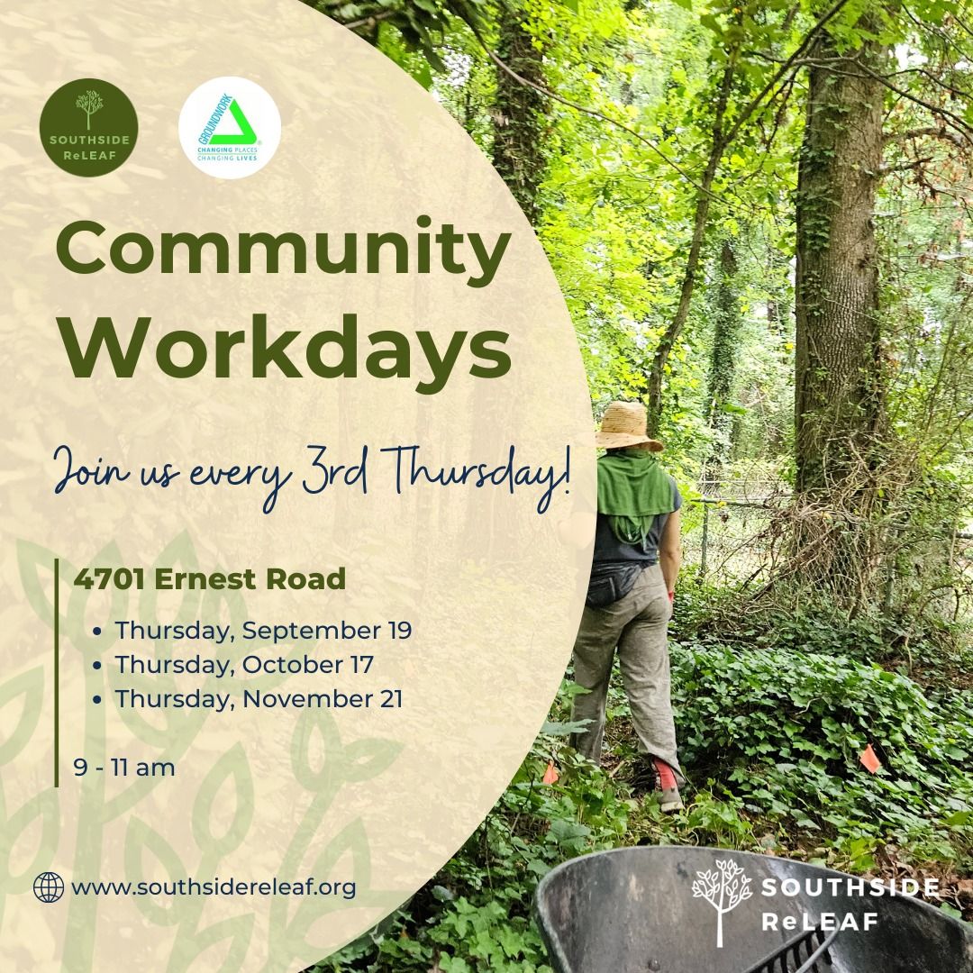 Community Workday at Ernest Road - October 17