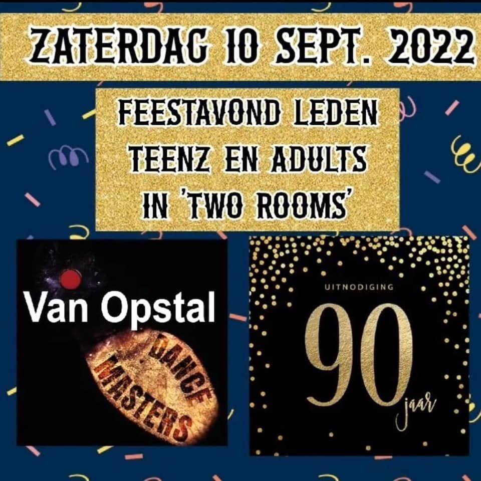 90 jaars bestaan feest voor onze leden