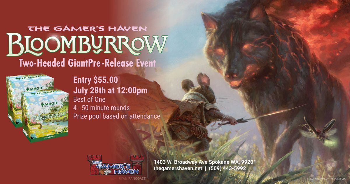 Bloomburrow Two-Headed GiantPre-Release Event