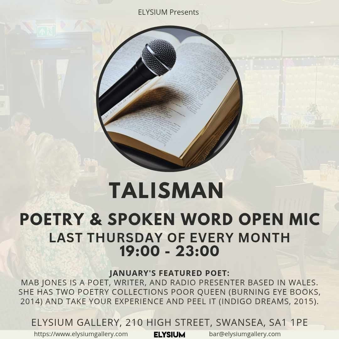 The Talisman Poetry & Spoken Word Open Mic w\/ featured poet Mab Jones