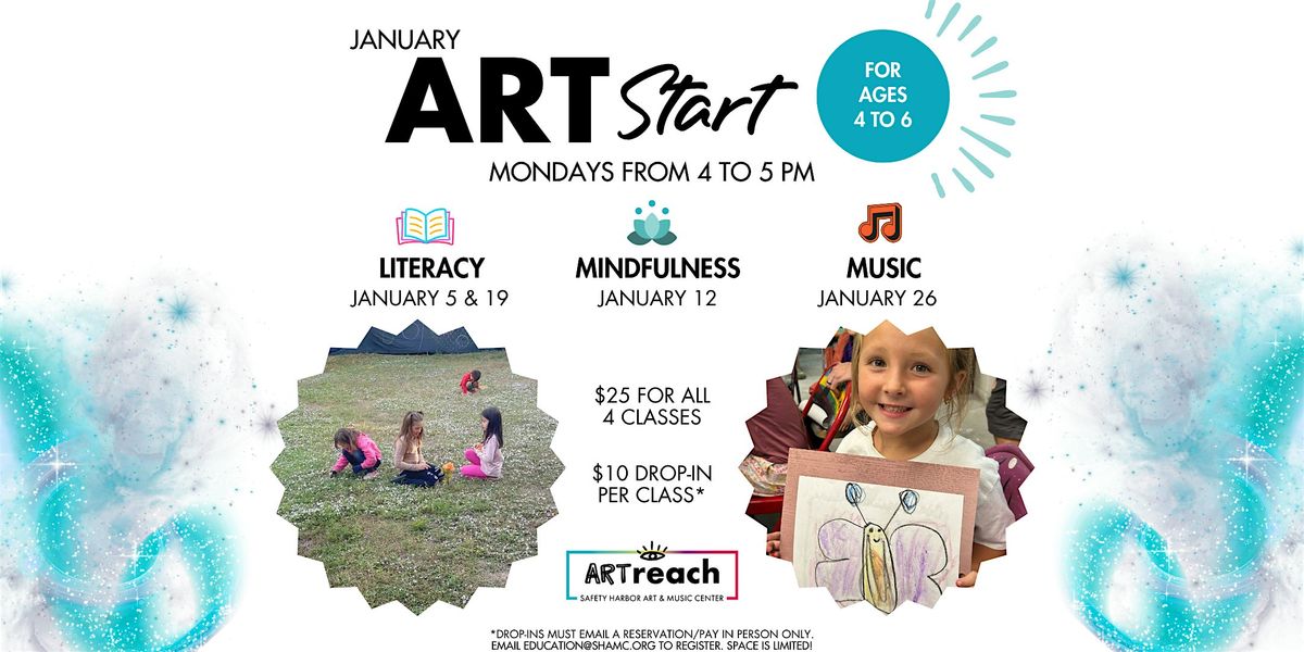 ARTstart: Literacy, Mindfulness, & Music [January]