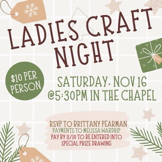 Journey Ladies Craft Night