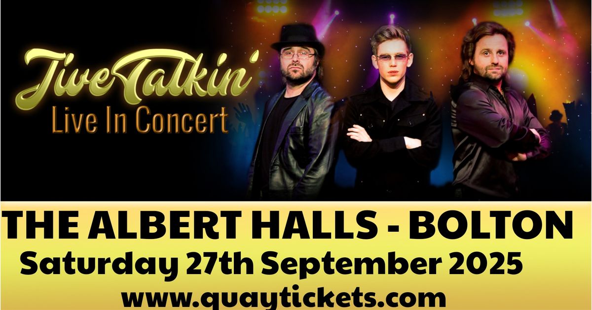 Jive Talkin' are coming to The Albert Halls, Bolton