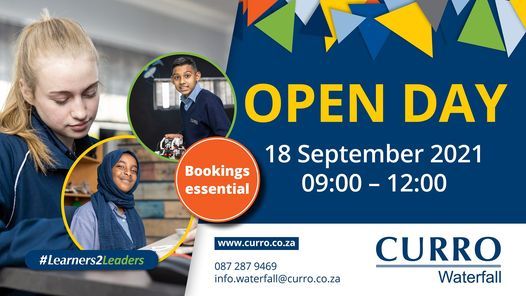 Curro Waterfall Open Day