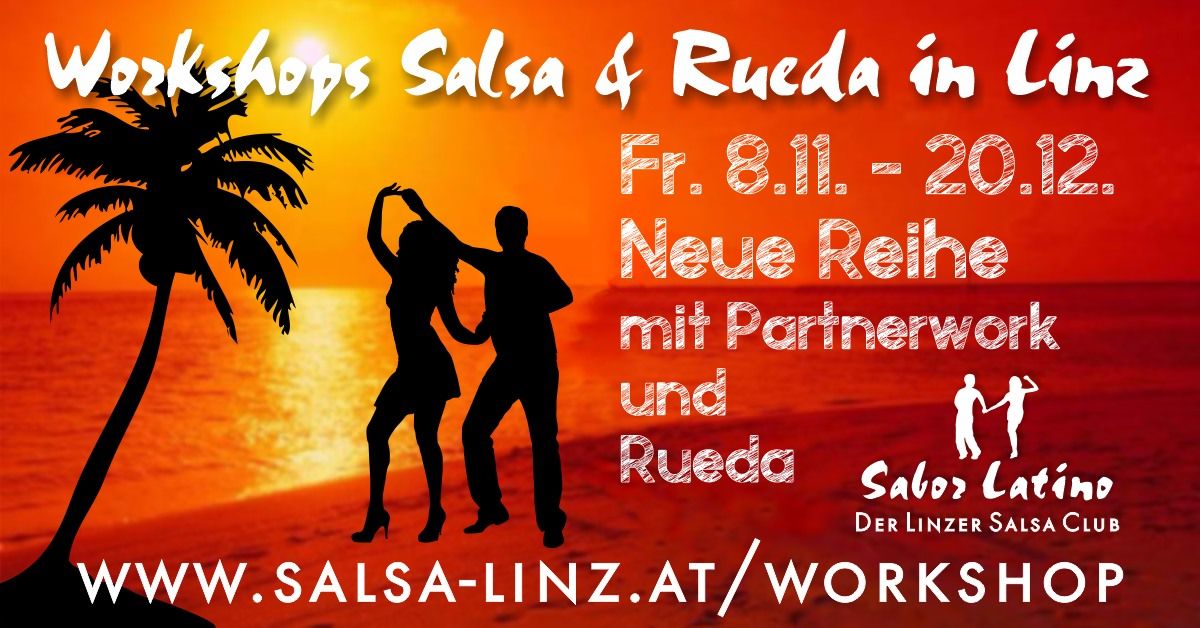 Workshops kubanische Salsa Partnerwork & Rueda de Casino - Sabor Latino \/ Linz