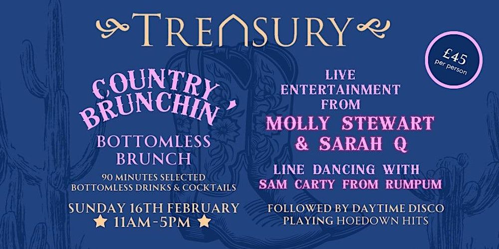 Country Brunchin Bottomless Sunday Brunch at The Treasury