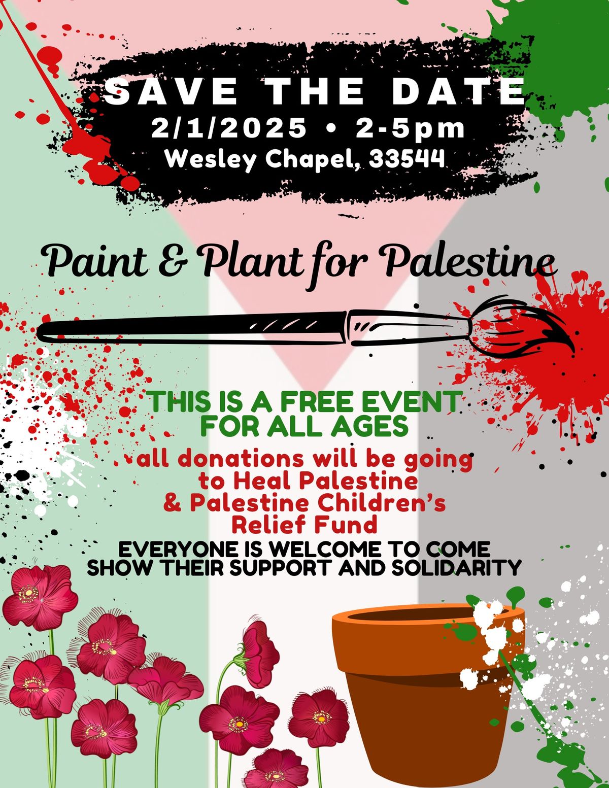 Paint & Plant for Palestine